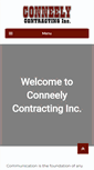 Mobile Screenshot of conneelycontracting.com